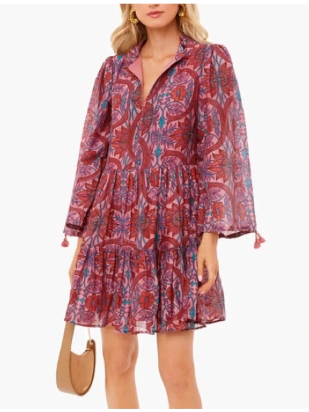 Oliphant tiered mini dress